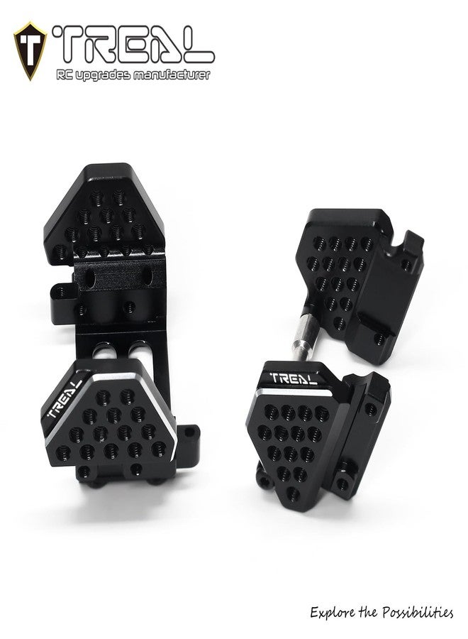TREAL Aluminum 7075 Front & Rear Shock Mounts for TRX-4M 1/18 Upgrades Parts (Black) - Image 3
