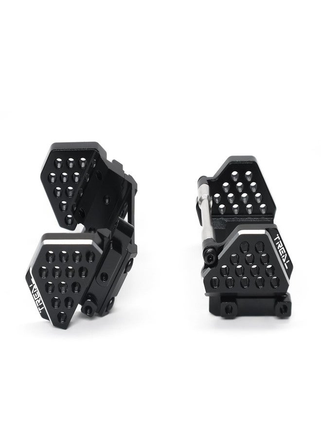 TREAL Aluminum 7075 Front & Rear Shock Mounts for TRX-4M 1/18 Upgrades Parts (Black) - Image 2