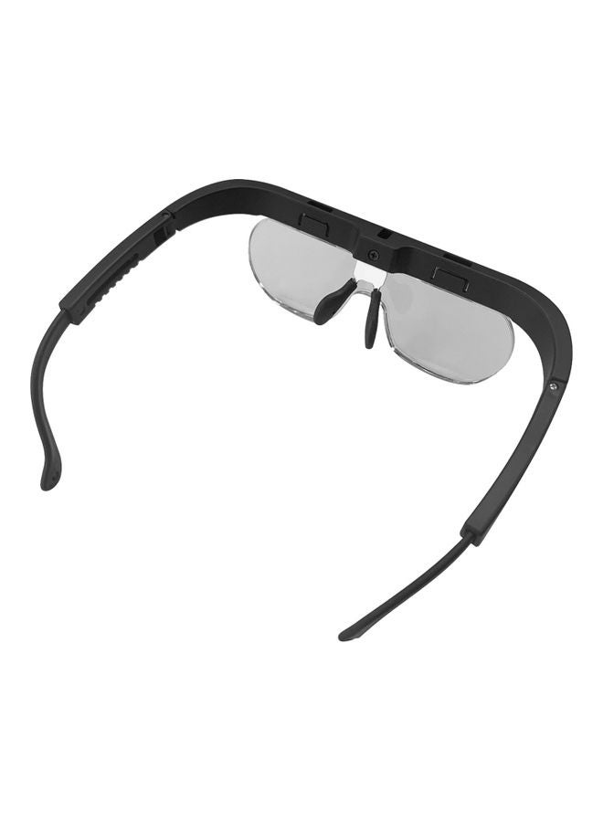 NIBEMINENT Head-Mounted Magnifier With LED Light Black/White - Image 5