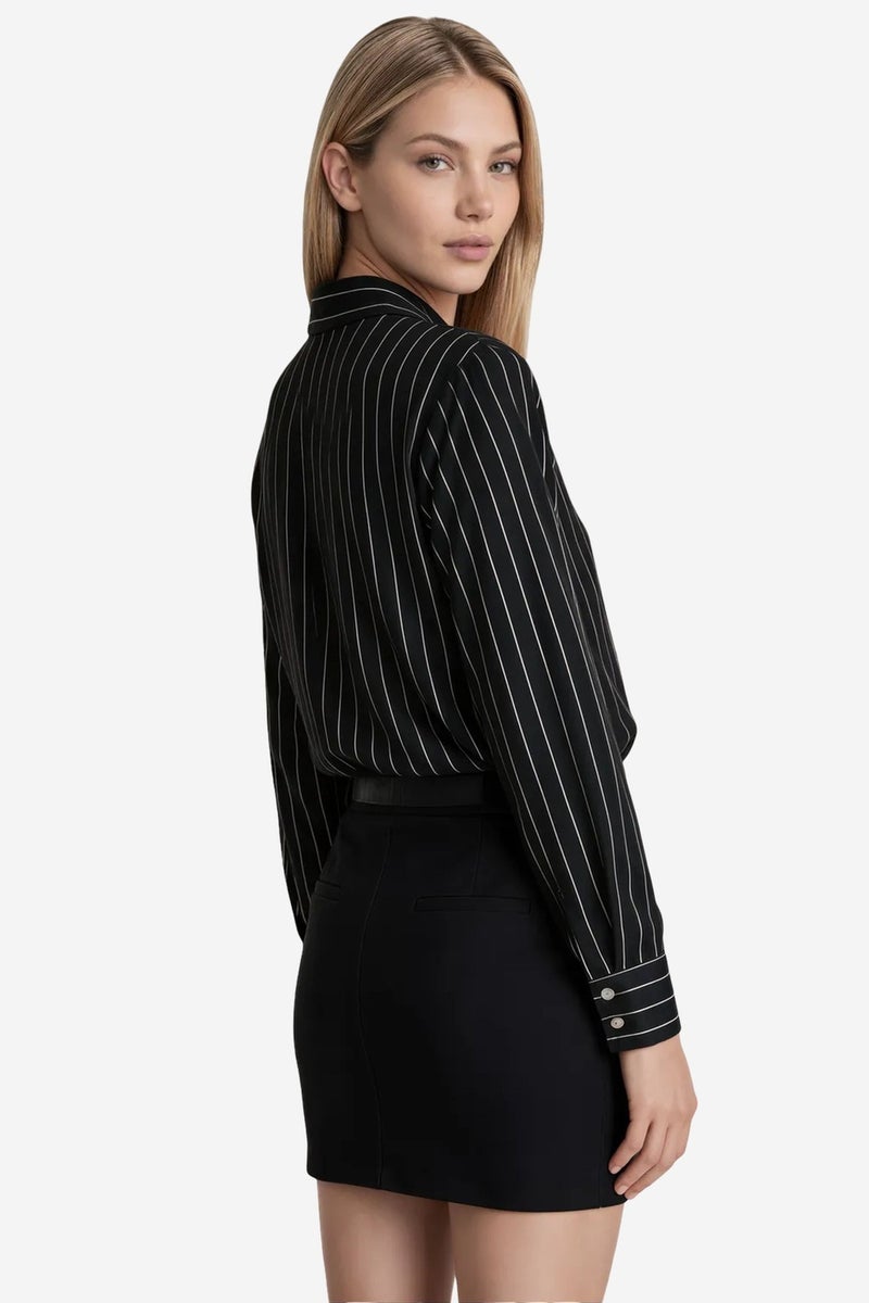 Jennyfer Women's Striped V-Neck Blouse - Image 3