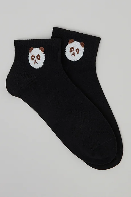 R&B 3 Pack Patterned Ankle Socks