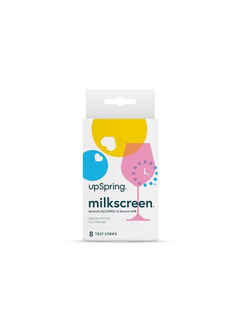 Milkscreen Test Strips To Detect Alcohol In Milk With Accurate Results In 2 Minutes, 8 Test Strips