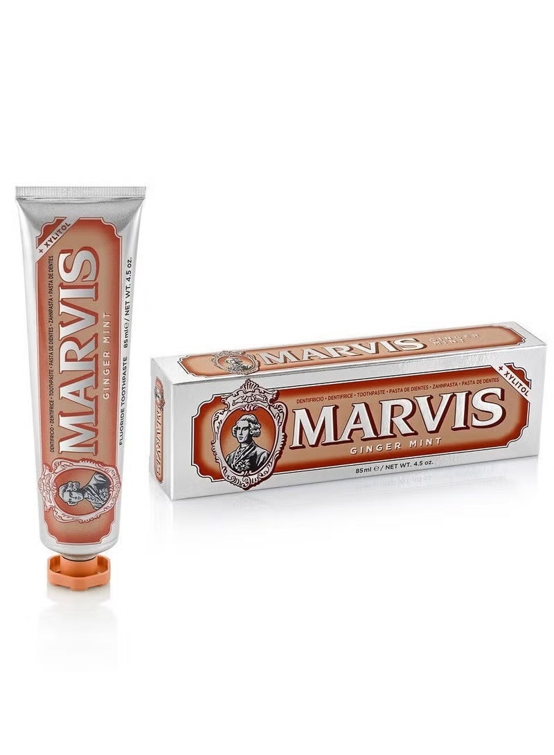Marvis Ginger and Mint Toothpaste 85 ml - Image 1
