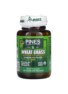 Pines International Pines International, Wheat Grass, 100 Tablets  - Image 1