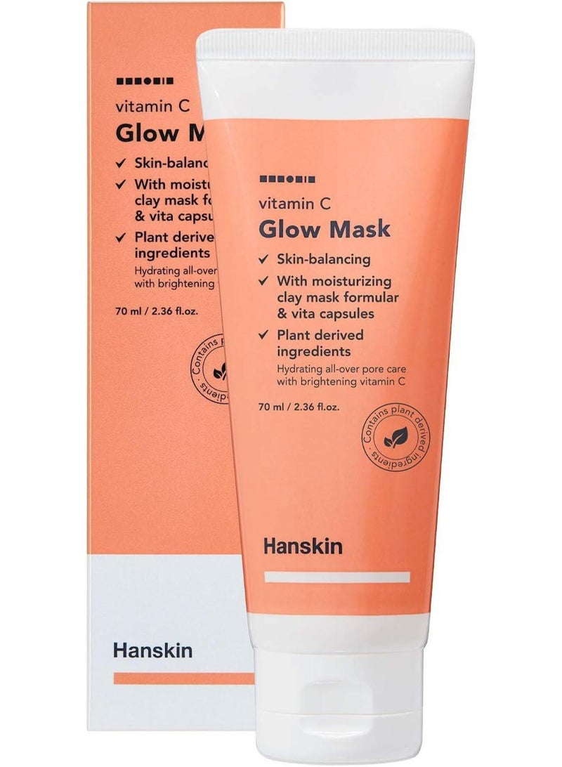 Hanskin Vitamin C Glow Mask 70Ml - Image 1