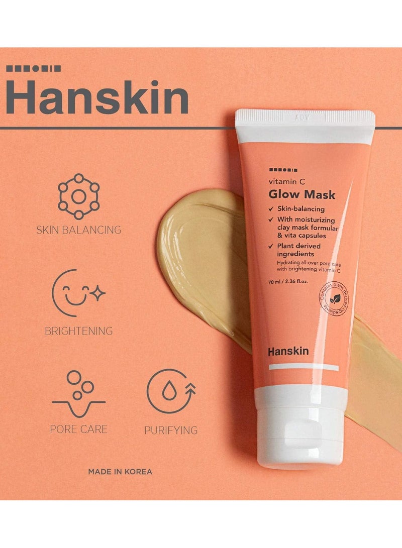Hanskin Vitamin C Glow Mask 70Ml - Image 2