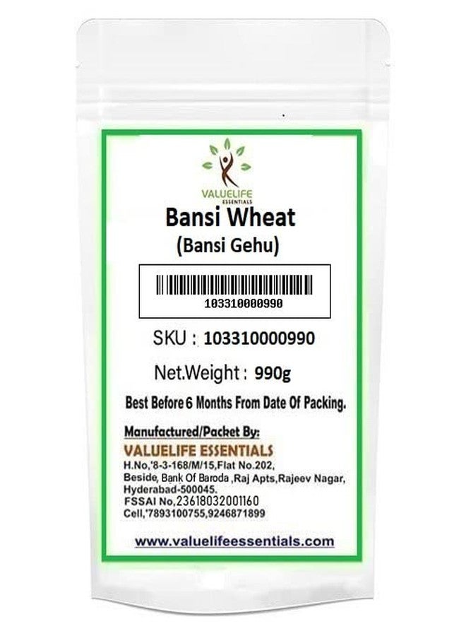 Value Life Essentials Valuelife Bansi Wheat / Bansi Gehu (990g) - Image 2