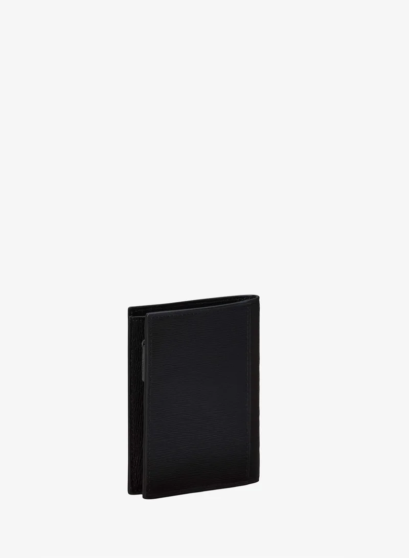 Calvin Klein Leather RFID Emblem Logo Billfold Wallet