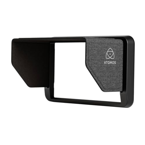 Atomos Sunhood for Shinobi II Monitor with ABS Plastic Construction, Snap Attachment, and Glare Reduction (5-Inch) - Image 1