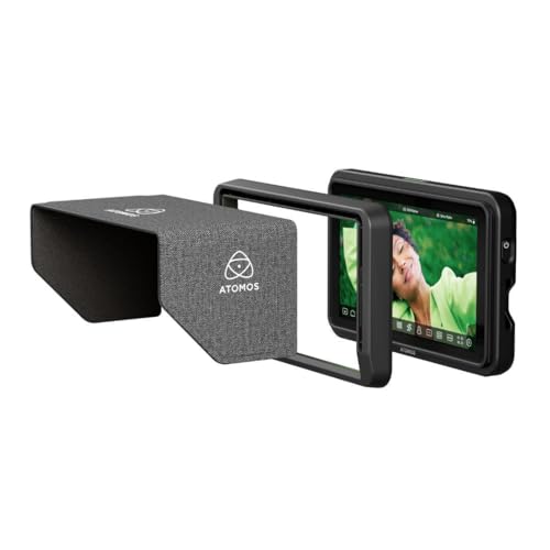 Atomos Sunhood for Shinobi II Monitor with ABS Plastic Construction, Snap Attachment, and Glare Reduction (5-Inch) - Image 4