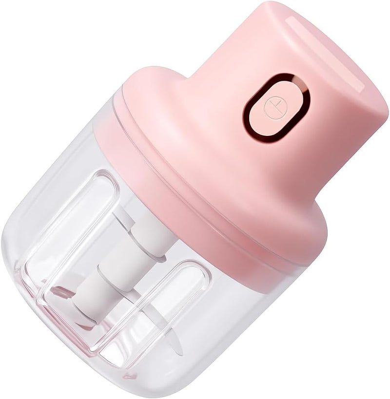 FITTO Electric Cordless Garlic Crusher, Mini Vegetable Processor, Garlic Masher, Portable Onion Blender, 250ml - Image 1