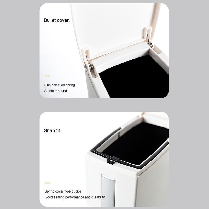 Built-in Trash Can with Toilet Brush Holder - Image 4