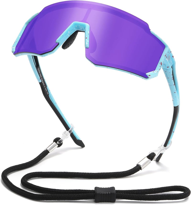 DUCO Polarized Kids Sunglasses Youth Sports Cycling Shades Lightweight Frame UV400 Child Boys Girls Baseball SunGlasses DK310 - Image 1