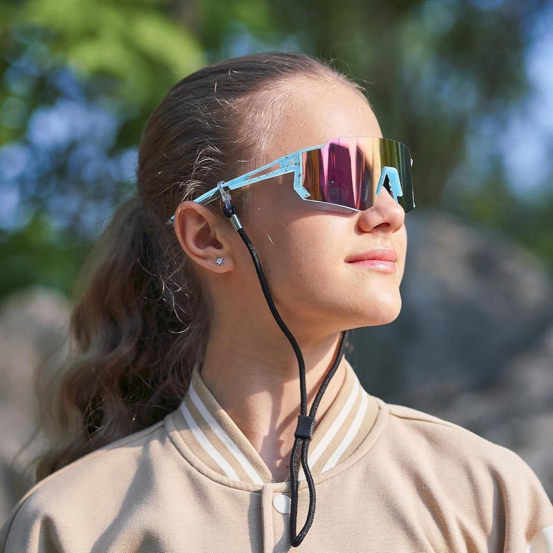 DUCO Polarized Kids Sunglasses Youth Sports Cycling Shades Lightweight Frame UV400 Child Boys Girls Baseball SunGlasses DK310 - Image 2