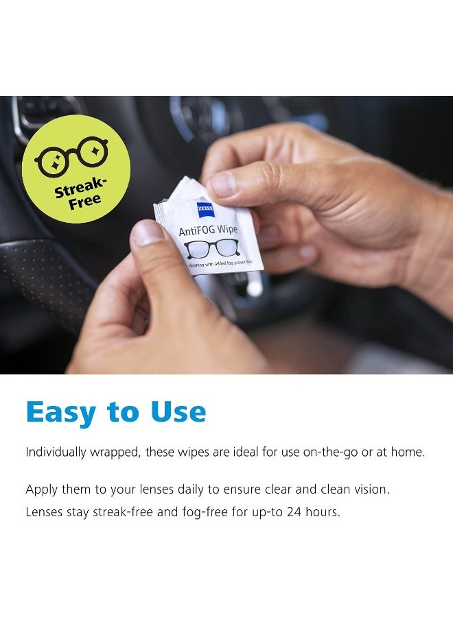ZEISS AntiFOG Wipes, 120 Count - Image 5