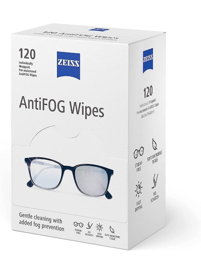 ZEISS AntiFOG Wipes, 120 Count - Image 2
