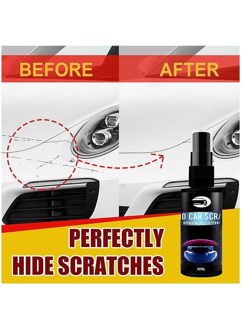 EELHOE - Nano Car Scratch Repair Spray Car Scratch Repair Spray Suitable Car Paint 3 in 1 Ceramic Car Coating Spray Car Coating Agent Nano Hand Spray Car Scratches Polish 30ml - Image 1