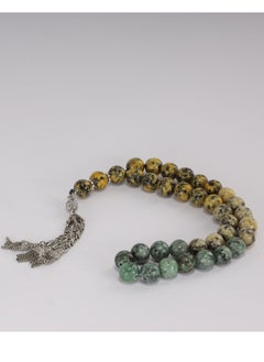 Mawlana brayer beads african jasper rosary 33 beads | Mawlana rosaries Store  - Image 1