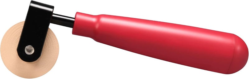Speedball 4" Deluxe Hard Rubber Brayer with Steel Frame and Wooden Core for Printmaking and Crafting - Image 3