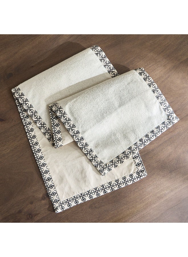 Home Box NoirClay Printed Flange Table Runner - 33x120 cm  - Image 3