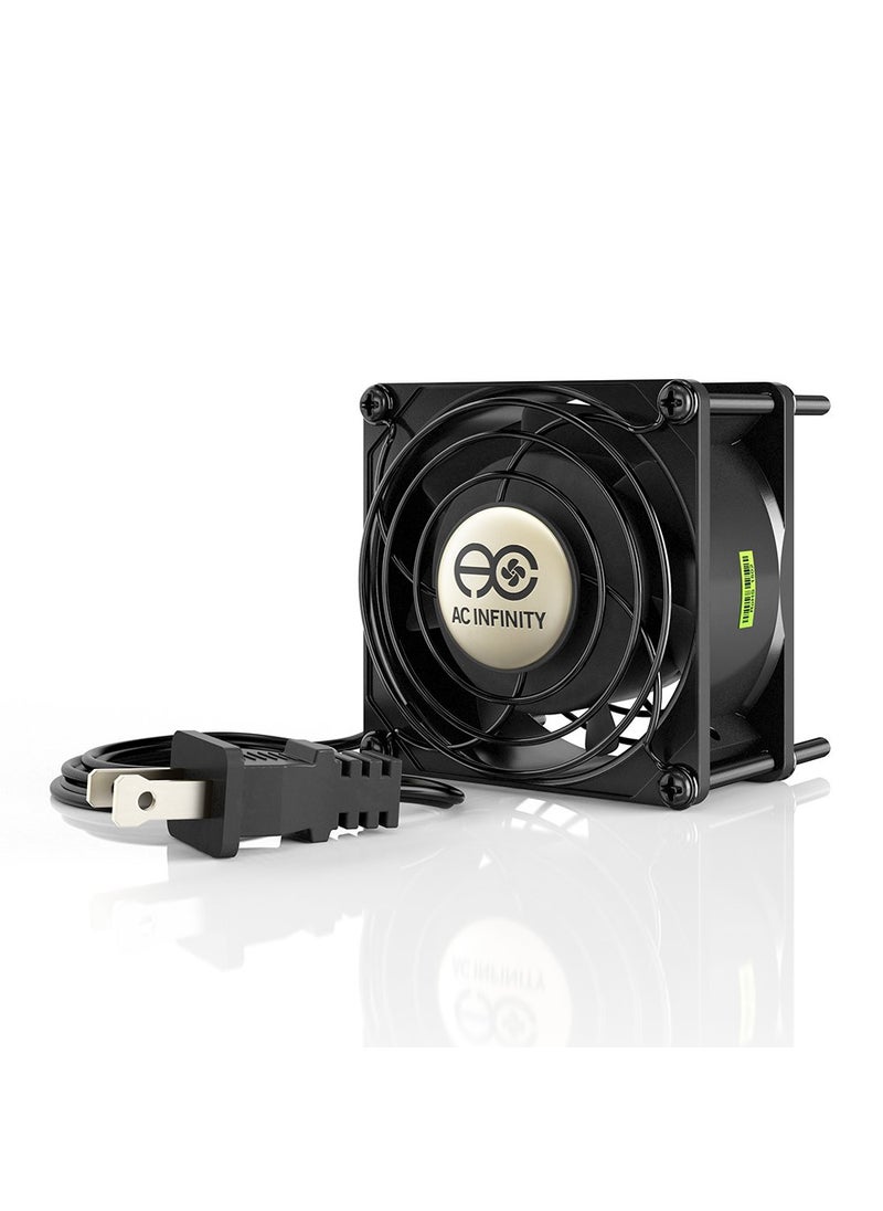 AC Infinity AC Infinity AXIAL 8038, Quiet Muffin Fan, 120V AC 80mm x 38mm Low Speed, UL-Certified for DIY Cooling Ventilation Exhaust Projects  - Image 1