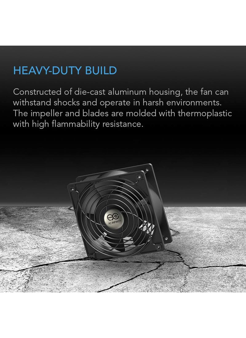 AC Infinity AC Infinity AXIAL 8038, Quiet Muffin Fan, 120V AC 80mm x 38mm Low Speed, UL-Certified for DIY Cooling Ventilation Exhaust Projects  - Image 5