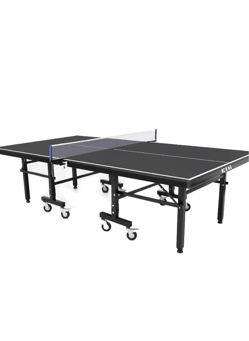 ETG Foldable Indoor Grid Table Tennis Table, Removable Table Tennis Table 274*152.5*76CM  - Image 1
