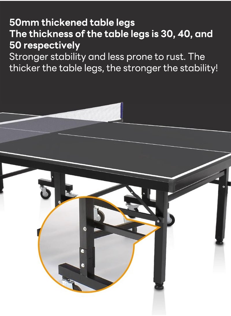 ETG - Foldable Indoor Grid Table Tennis Table, Removable Table Tennis Table 274*152.5*76CM - Image 1