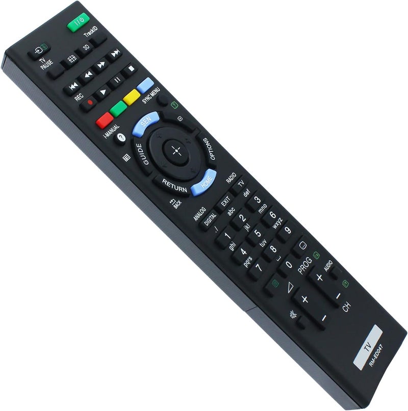 جهاز التحكم عن بعد RM-ED047 البديل لأجهزة تلفزيون سوني جميع أجهزة تلفزيون سوني برافيا 4K فائقة الدقة KDL-22BX320 KDL-22BX321 KDL-32BX320 KDL-32BX321 KDL-32BX420 KDL-32BX421 KDL-40BX420 KDL-40BX421 KDL-40BX421 L-40BX421 - Image 1