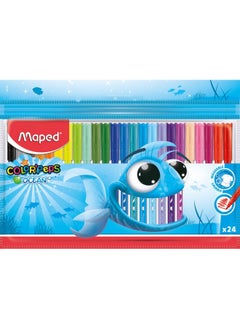 Maped Maped Color'Peps Felt Medium Tip Pen Set - Pack of 24, Multicolor  - Image 1