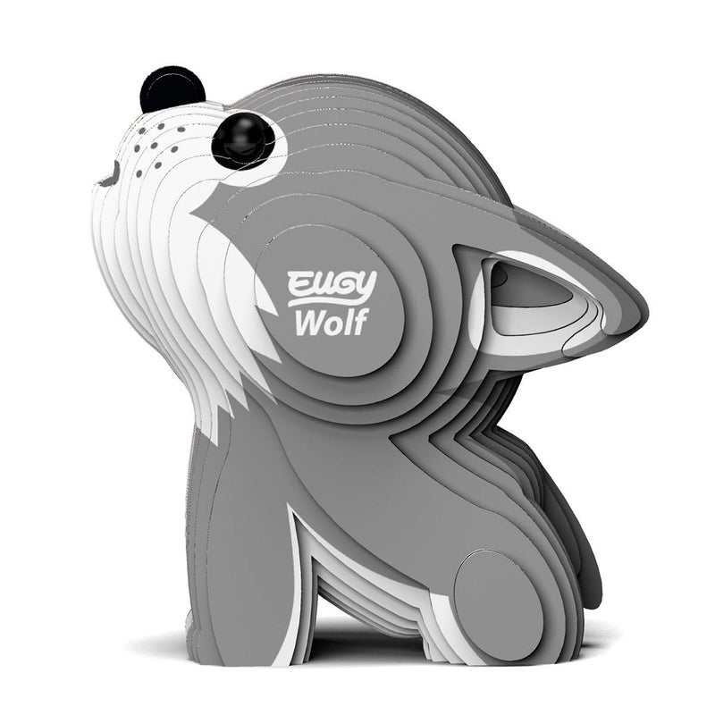 Eugy Wolf 3D Puzzle  24 Piece Eco-Friendly Educational Toy Puzzles for Boys  Girls & Kids Ages 6+ - Image 3