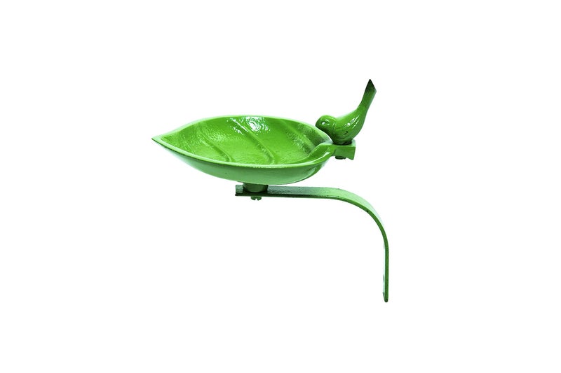 Vimal Heavy Duty Wall Mounted Bird Feeders | Great for Attaracting Birds-Leaf Shaped | (Green) 17 X 16 X 12 cm - Image 2
