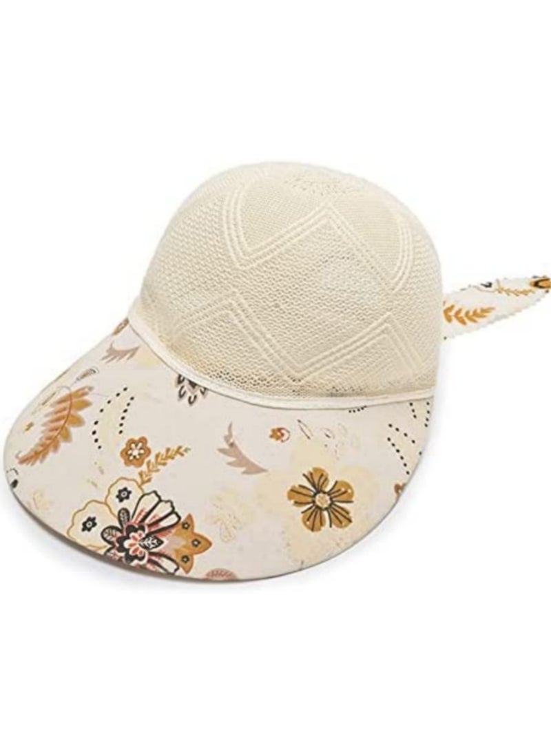 Women sun girly long front beach hat  - Image 1