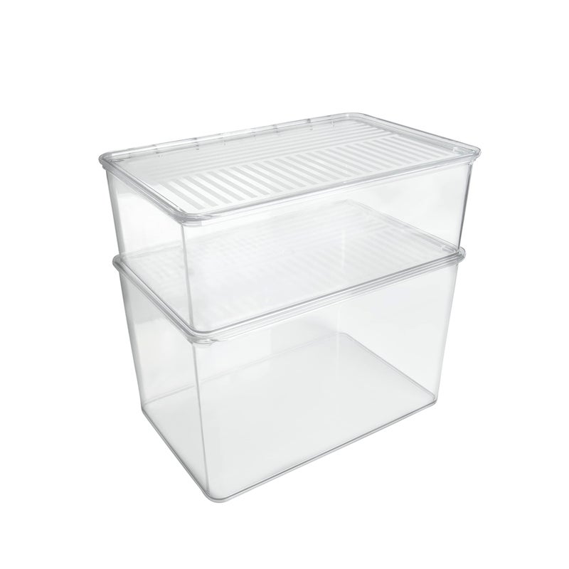 Kitchen Spaces Stackable Kitchen Containers 2pc