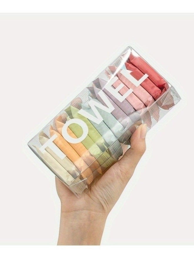 14Pcs Disposable Compressed Towels, Pure Cotton Thickened Face Towel, Soft Convenient Durable Absorbent Towel, Portable Washcloth for Camping Travel Hotel Outdoor - Image 4