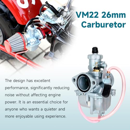 FVRITO كربوراتور FVRITO VM22 26 مم للأداء لسيارة Predator 212cc 196cc Coleman CT200U BT200X دراجة نارية كارت KT196 محرك GX160 GX200 6.5hp - Image 3