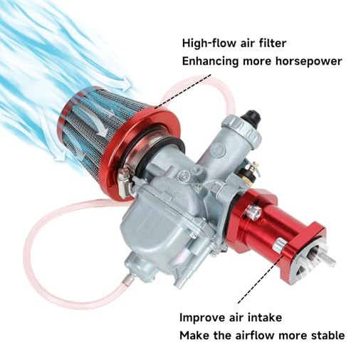 FVRITO كربوراتور FVRITO VM22 26 مم للأداء لسيارة Predator 212cc 196cc Coleman CT200U BT200X دراجة نارية كارت KT196 محرك GX160 GX200 6.5hp - Image 4