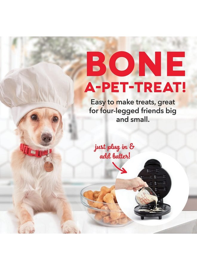 Dash DASH Dog Treat Maker, 8-Bones, Non-Stick, Homemade Dog Snacks with Pet Approved Recipes - White  - Image 5