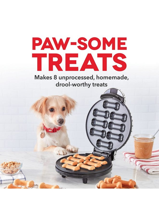 Dash DASH Dog Treat Maker, 8-Bones, Non-Stick, Homemade Dog Snacks with Pet Approved Recipes - White  - Image 2