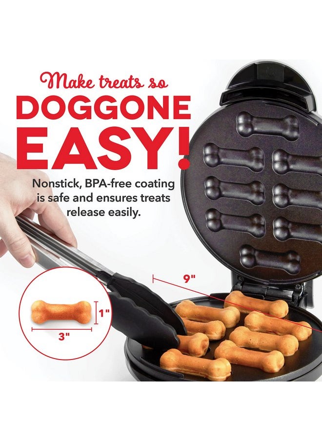 Dash DASH Dog Treat Maker, 8-Bones, Non-Stick, Homemade Dog Snacks with Pet Approved Recipes - White  - Image 4