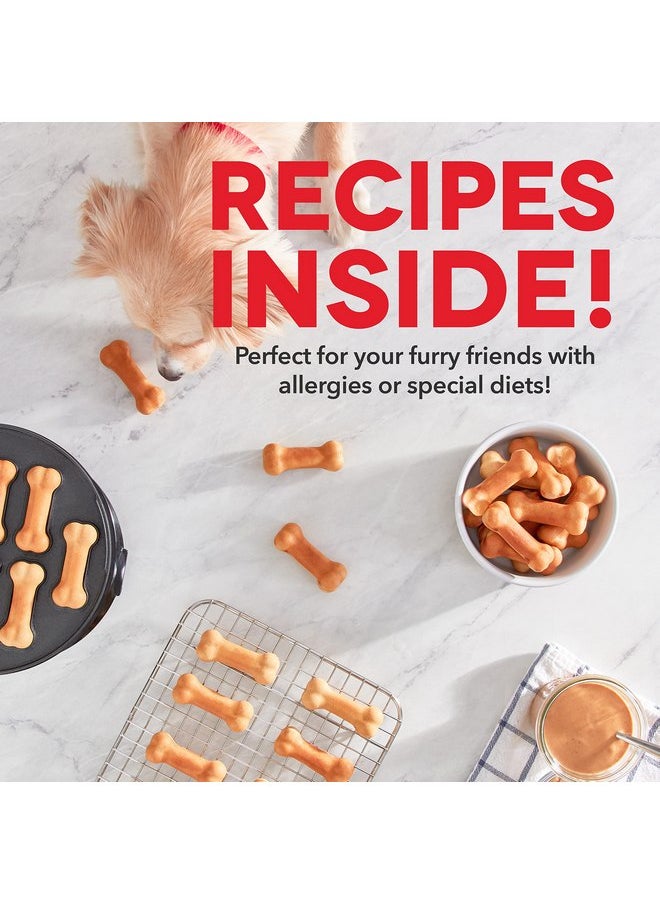 Dash DASH Dog Treat Maker, 8-Bones, Non-Stick, Homemade Dog Snacks with Pet Approved Recipes - White  - Image 3