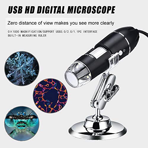Tobo Digital 50X to 1000X Magnification, USB Microscope with 8 LED HD 1080P 2MP Camera, Handheld Microscope Endoscope Magnifier (USB-1000x) - TD-585IM. - Image 2