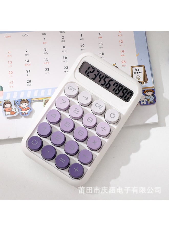 Fashionable Office Dopamine Style Calculator Colorful Gradient Computer Cute Student Portable Exam Special