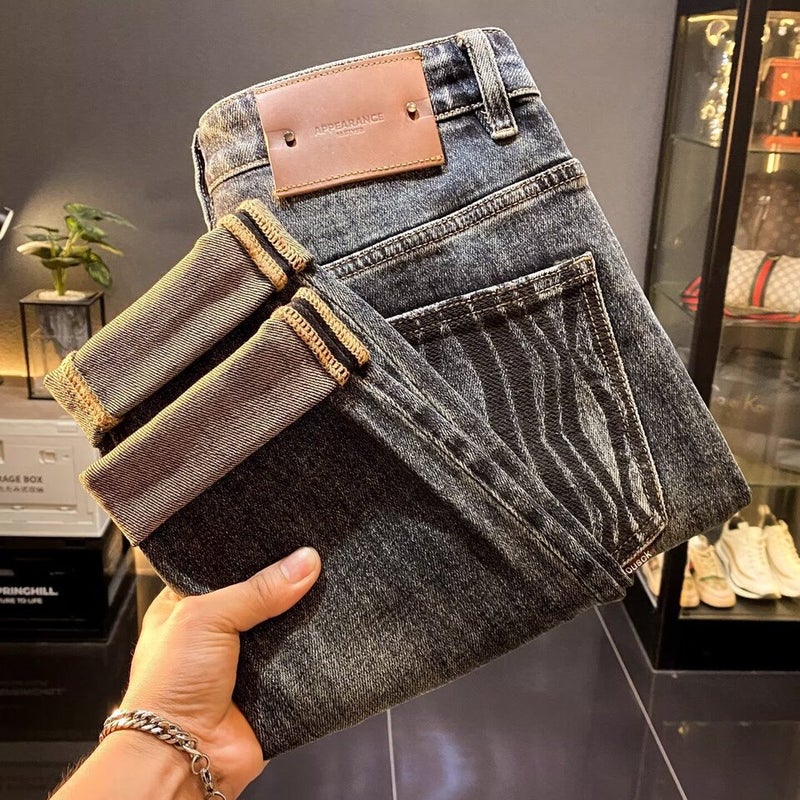 Unisex Classic Denim Jeans Loose Fit Daily Outdoor Wear - Image 4