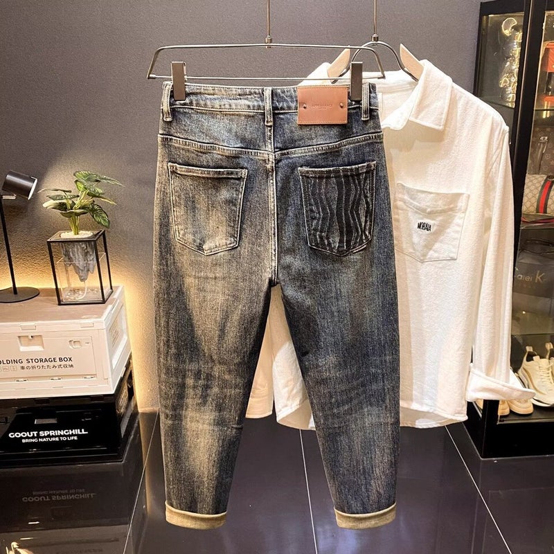 Unisex Classic Denim Jeans Loose Fit Daily Outdoor Wear - Image 5
