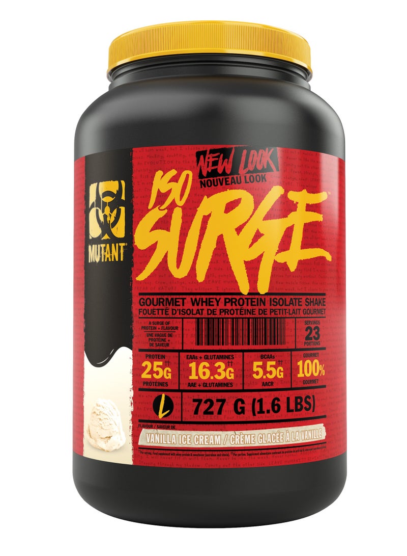 Mutant ISO Surge 727g (1.6lbs) - Vanilla Ice Cream