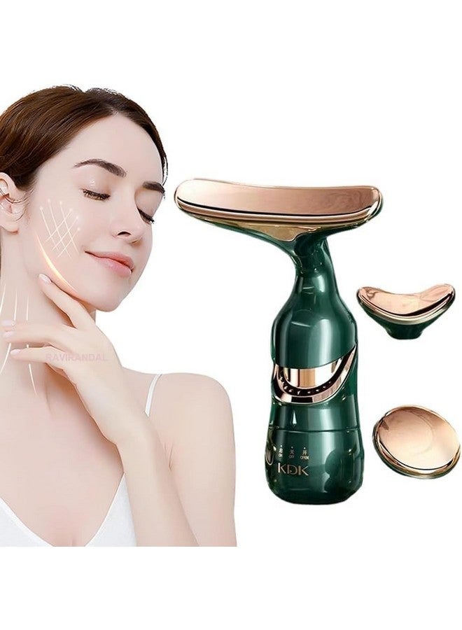 YESIKOM Firming Wrinkle Beauty Devicer for Facial/Neck/Eye, Multifunctional Vibration Massage Instrument, 3-in-1 Facial Skincare Instrument for Skin Care for Improve,Smooth and Tightening Skin (1pcs) - Image 1