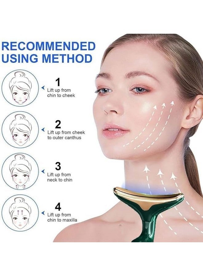 YESIKOM Firming Wrinkle Beauty Devicer for Facial/Neck/Eye, Multifunctional Vibration Massage Instrument, 3-in-1 Facial Skincare Instrument for Skin Care for Improve,Smooth and Tightening Skin (1pcs) - Image 3