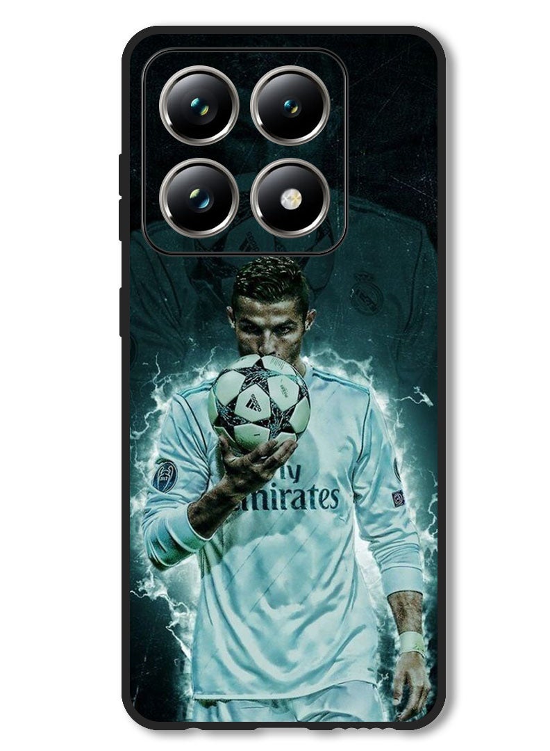 Theodor Case Compatible with Xiaomi 14T Protection Shockproof Bumper Cover Ronaldo (2) - Image 1