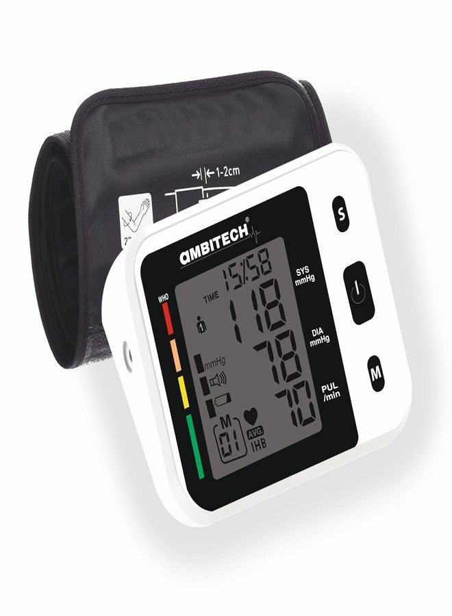 AMBITECH Fully BP-003 Automatic Arm-Type BP Monitor With 2 Year Replacement Warranty (Made In India), Multicolour - Image 1